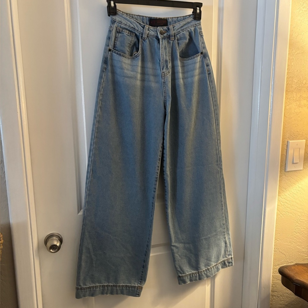 Love Of Humanity Wide-Leg Jeans Sz 3/26 NWOT - Picture 2 of 6